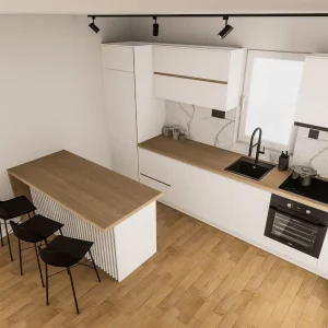 Immobilien Montenegro Villa Adana Küche oben